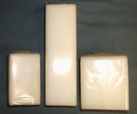 Candles Square - Ivory