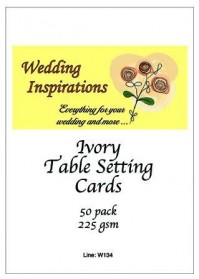 Table Setting Cards