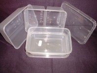 Clear Microwavable Containers with Lids