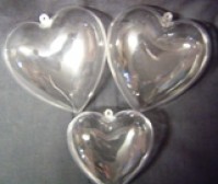Plastic Decorative Hearts