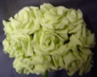 Foam Rose - Mini Bud - Mint Green