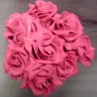 Foam Rose - Mini Bud - Magenta