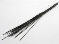 Stub Wire - Black 15swg - 500mm Long